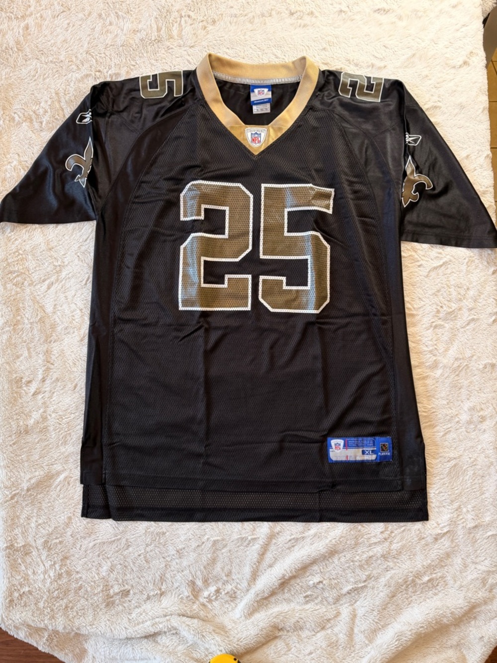 Vintage New Orleans Saints Reggie Bush Reebok Jersey XL